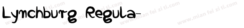 Lynchburg Regula字体转换